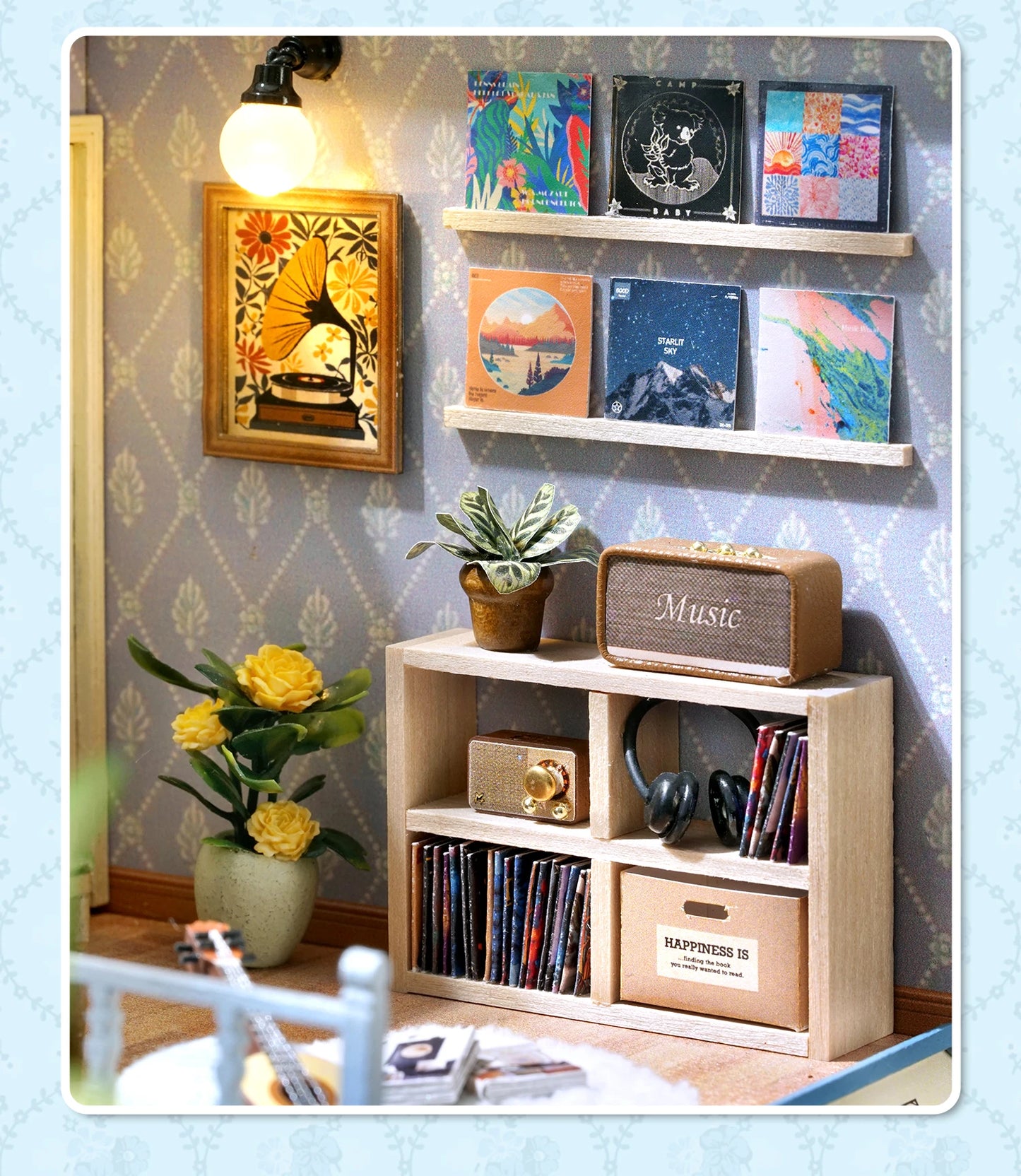 Handmade Wooden Miniature Doll House Kit 3D Puzzle Assembled Building Model Kit With LED Light DollHouses Toy For Christmas Gift