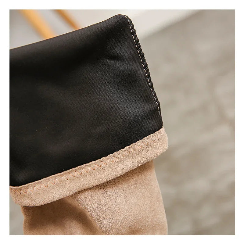 Thigh High Boots Women 2023 Winter Fashion Boot New Over Knee Boots Women Shoes Sexy High Heels Botas Red Warm Fur Black Boots