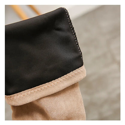 Thigh High Boots Women 2023 Winter Fashion Boot New Over Knee Boots Women Shoes Sexy High Heels Botas Red Warm Fur Black Boots