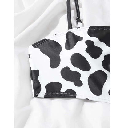 Top Selling Women'S Swimsuit Feminine Bikinis Cow Print European American One-Piece Swimsui Woman Clothing Trajes De BañO Mujer