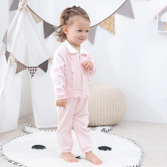 Baby Jumpsuit Newborn Clothes Pure Pajamas Spring Autumn and Winter Sets Boys and Girls Jumpsuit Climbing
