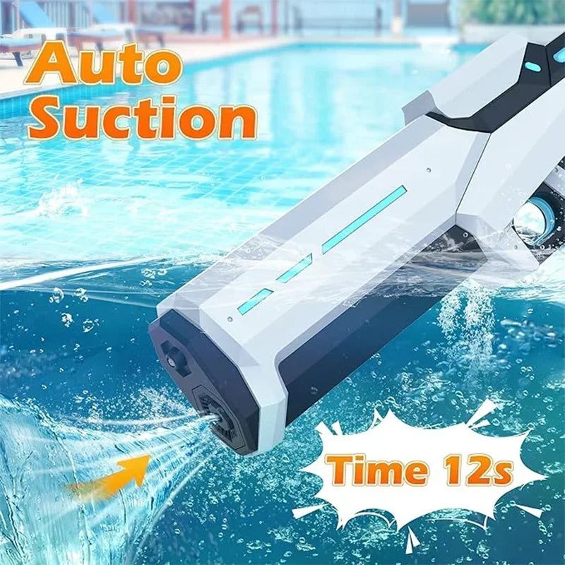 Kids Electric Water Gun Toys Summer Outdoor Beach Battle Game Full Induction Absorb Water Spray Guns for Children Gift