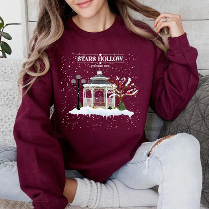 Stars Hollow Sweatshirt Gilmore Girl I Smell Snow Shirt Gilmore Girls and Coffee Christmas Hoodie Lorelai Trendy Xmas Sweatshirt