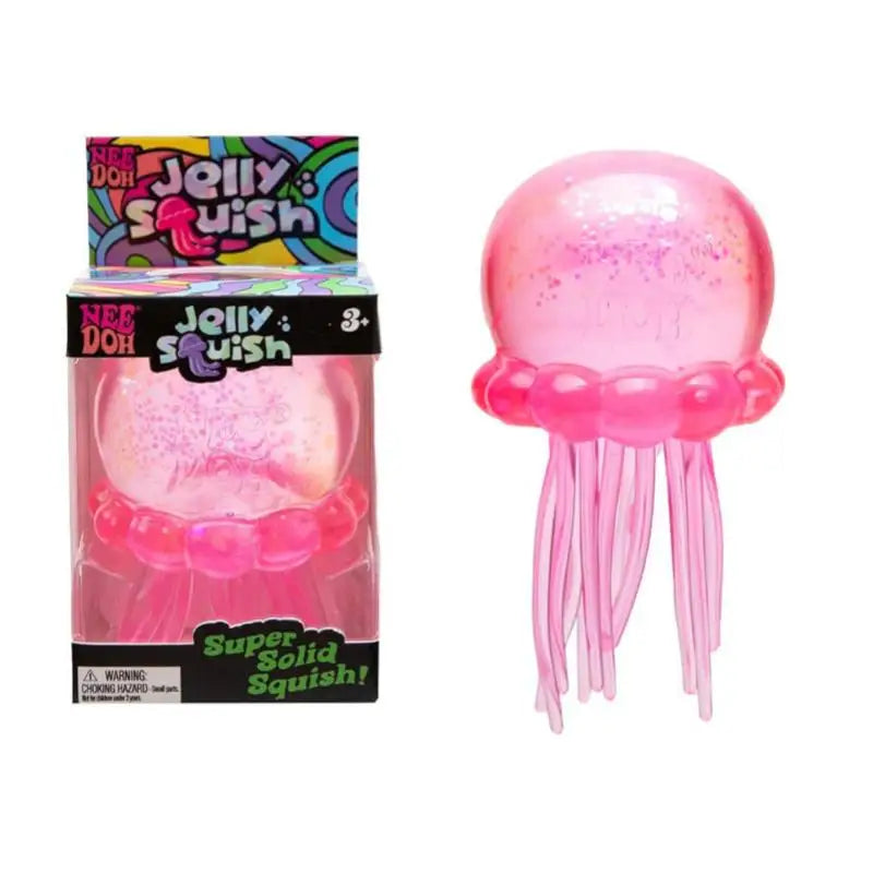 Confirmed Needoh Fuzz Ball Jellyfish Squishy Blind Box Series Suitable For People Under Pressure Stress Relief Relax Squeeze Toy