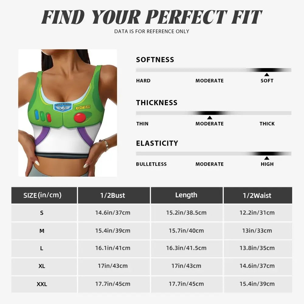 EtherealBe Toy Story Jessie Sports Bra for Women
