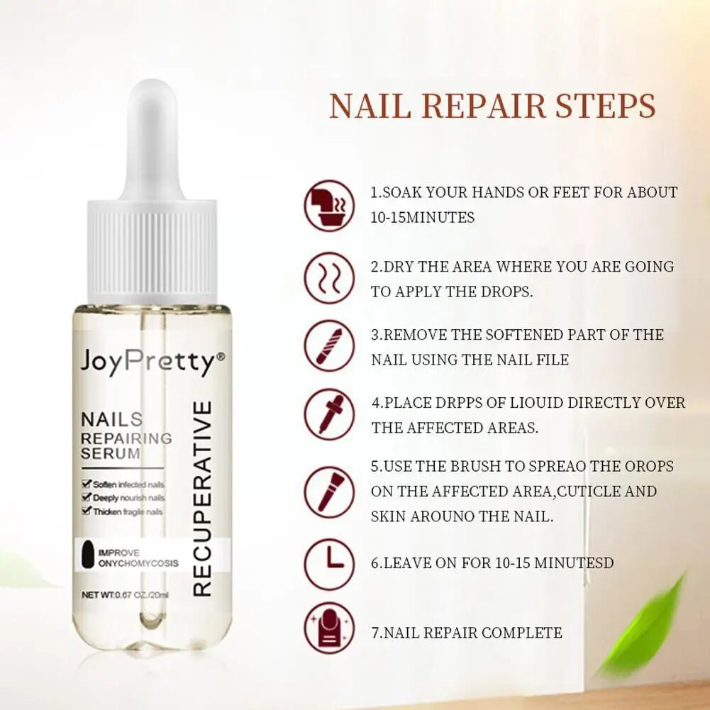 7 DAYS Repair Nail Fungus Treatments Essence Foot Care Fungal Nails Toe Removal Anti-Infection Onychomycosis Serum Gel Q0P8