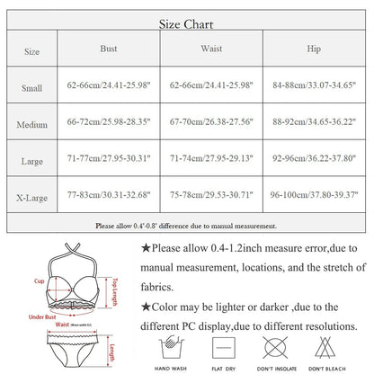 Women's Paneled Printed Swimsuit Ladies Fashion Sexy Split Boxer High Waist Swimsuit Two-Piece Set V-Neck Bathing Suits Female