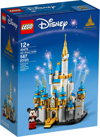 Lego block toy 40478 mini Disney castle toy desktop decoration ornament block boy and girl gift