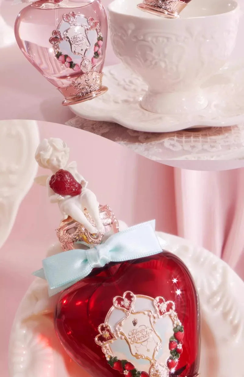 Flowerknows Eau de Parfum The Strawberry Cupid Perfume 1.7 oz / 50ml Lasting Women's Floral Gourmand Perfume for Women for Gifts