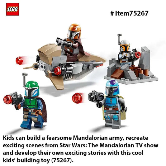 LEGO 75267 Star Wars Mandalorian Battle Pack Mandalorian Shock Troopers,Great Gift Idea for Any Fan of Star Wars 102 PCS