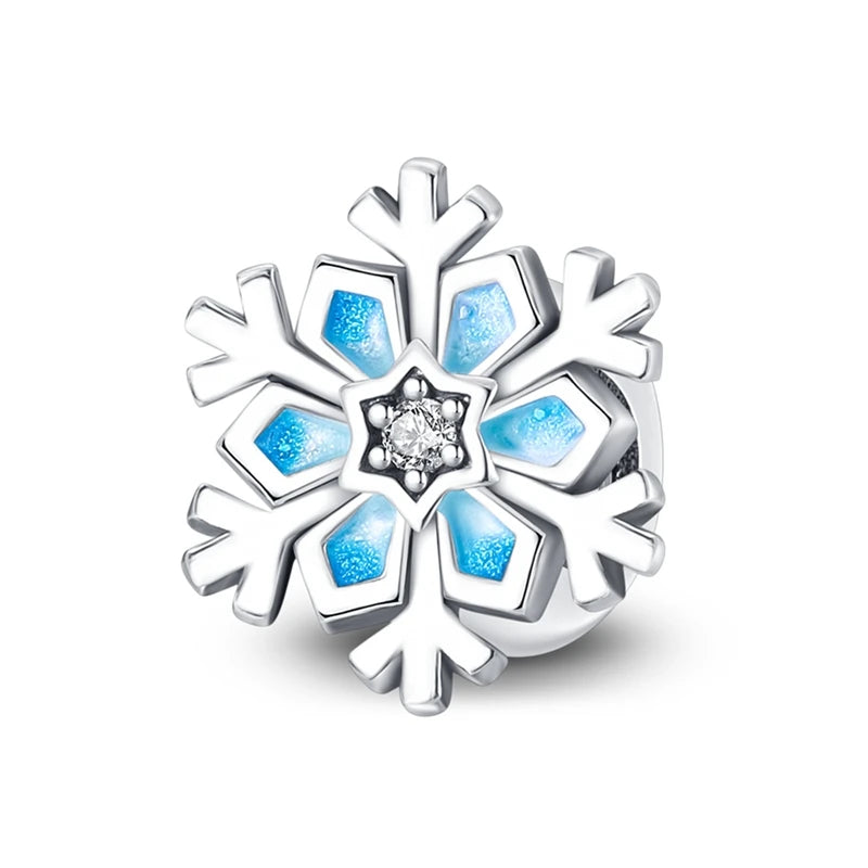 Halloween Christmas 925 Silver Charms Fit Original Bracelet For Women Jewelry Snow Christmas Tree Santa Claus