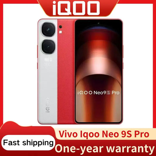 Original iQOO Neo 9s Pro 5G Dimensity 9300 +, 5160mAh Battery, 120W SuperVOOC, 50MP, IMX920, OIS, 6.78 "AMOLED, NFC, OTA Update