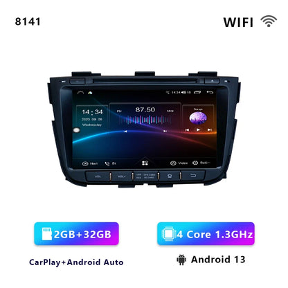 CHSTEK Car Radio Android 13 Carplay For Kia Sorento 2012- 2015 Automotiva Navigation Bluetooth5.0 WIFI 4G Multimedia Auto Stereo