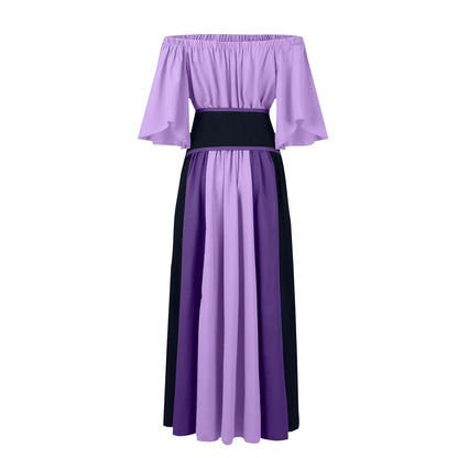 New Medieval Costume for Women Halloween Corset Gothic Renaissance Dress Plus Size Flare Sleeve Ball Gown Cosplay Clothes