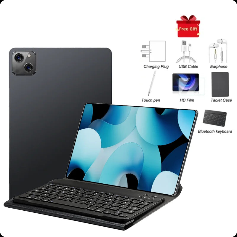 2025 NEW Original iPad PRO MAX 12inch Tablet Android 15 16GB+1TB 20000mAh 5G DualSIM Bluetooth WiFi HD 4K Screen Tablet PC Wifi7