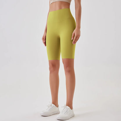 Summer Women Yoga Shorts Naked Feel Sports Shorts  Fitness Tights High Waist Gmy Running Push Up Clothes Workout Cycling Shorts