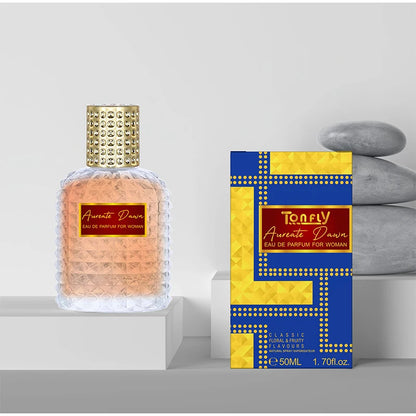 New Women's High-end Perfume Floral Fragrance 50ml Rivet Perfume Fresh Charm Lemon Orange Rose Eau De Toilette Pheromone