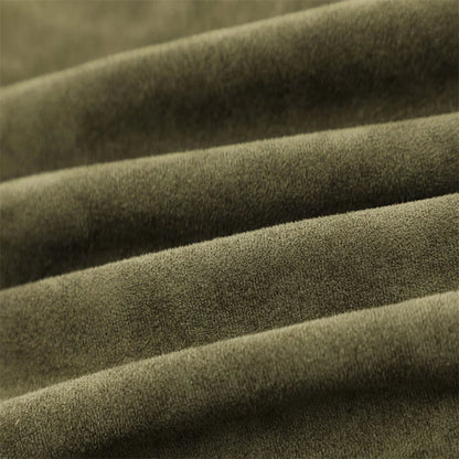 2025 Women Faux Suede Collared Jacket with Shoulder Straps Loose Fit Stylish Olive Green for Sale on