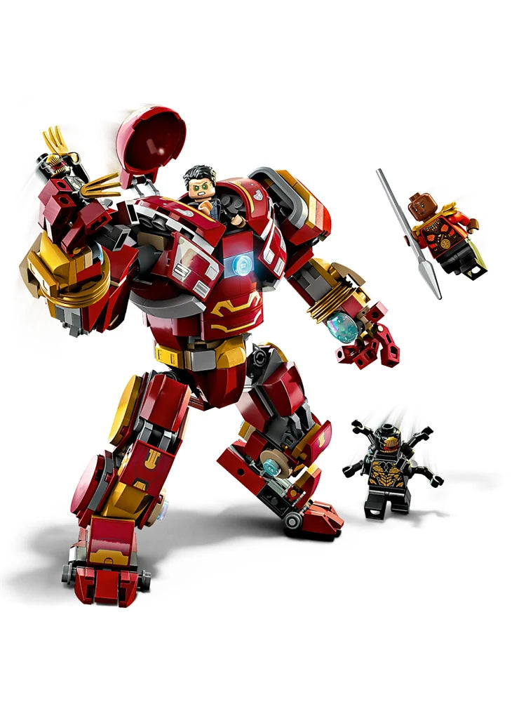 LEGO76247 Marvel The Hulkbuster: The Battle of Wakanda, Action Figure, Buildable Toy with Hulk Bruce Banner Minifigure, Avengers