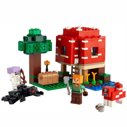 LEGO 21179 Minecraft The Mushroom House Set