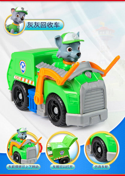 Original Paw Patrol Rex’s Dinosaur Rescue Vehicle with Collectible Action Figure Anime Doll Kids Toy Birthday Christmas Gift