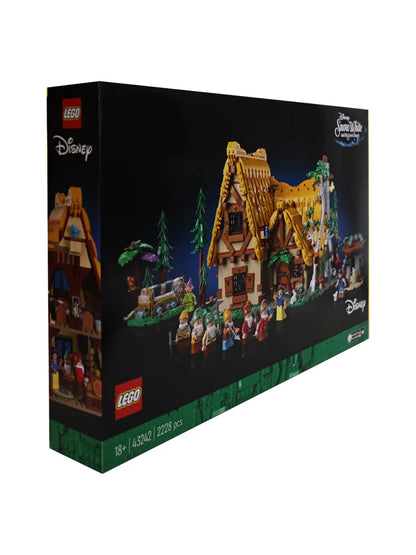 LEGO 43242 Snow White and Seven Dwarfs Forest Hut Building Blocks Children's Toy Gift