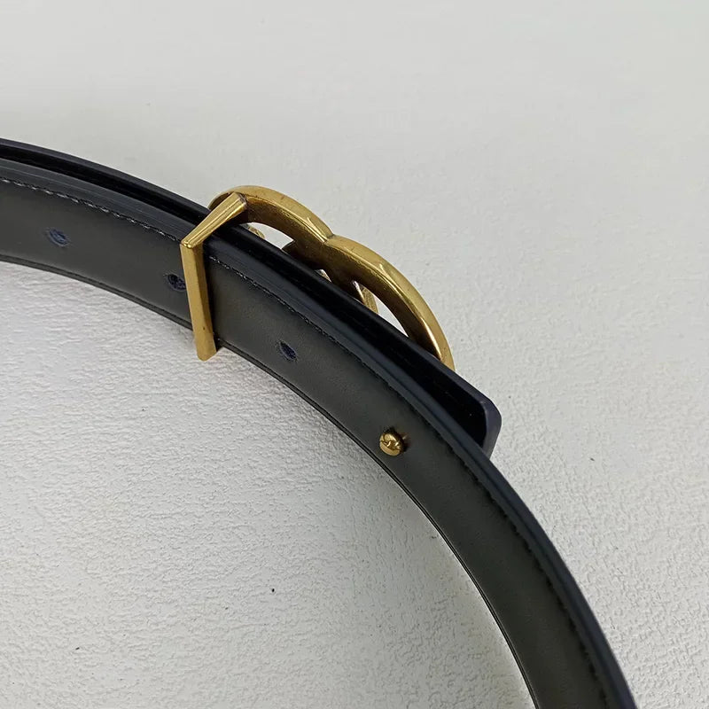 GG fashion cowhide real leather belt for women luxury desiner Unisex men's belt elegant girdle belt female jeans waistband