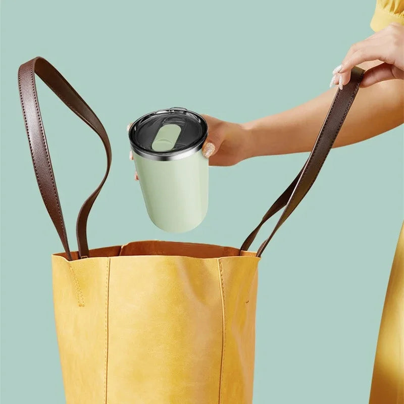 Self-Stirring Mug 304 Stainless Steel Rechargeable Magnetic Mug Milk Mixing Cup Smart Mixer Water Bottle