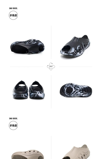 RIGORER Shark 3 Sports Slides: Post - Game Recovery, Summer Outdoor, Anti - Slip Basketball Sandals for Men & Women Z325160508