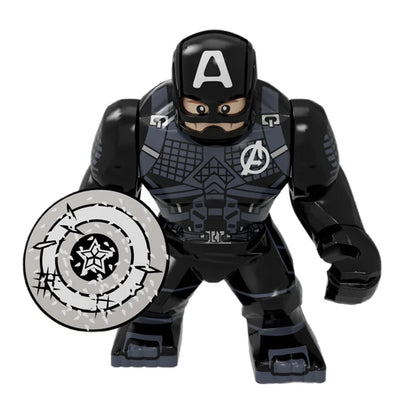 Building Blocks Marvel Transformation Figures Big Goblin Spiderman Iron Man Venom Captain Hawk Deadpool Technic Armor Gift Toys