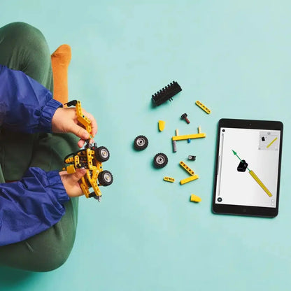 LEGO Mechanical Group 42197 Large Excavator Loader, Children's Puzzle Building Blocks, Boys' Toy Gift