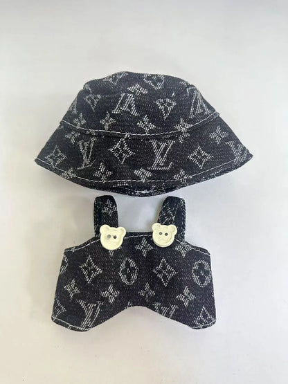 Labubu doll mini clothing, set, hat, bag, clothes, shoes, accessories