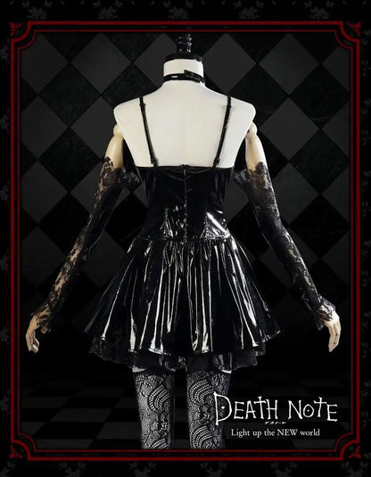 Women Costume Death Note Cosplay Costumes Mihaisha Cos Clothing Leather Skirt Anime Characters Clothes Performance Party