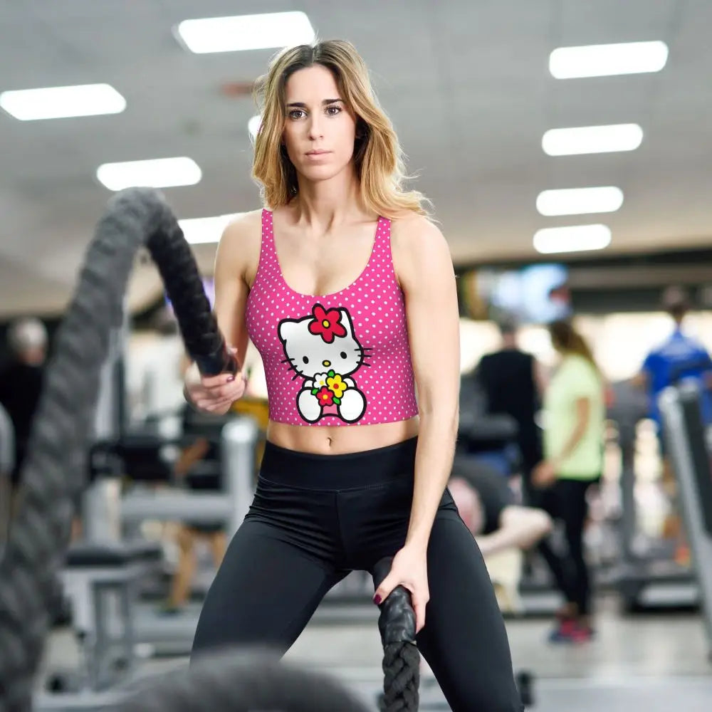 EtherealBe Hello Kitty Sports Bra for Women