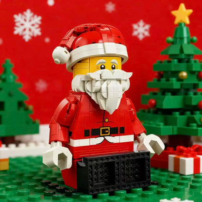 Christmas Up-Scaled Santa Claus Man Fit 40820 761pcs Building Blocks Birthday Fun Holiday Home Decor Christmas Gifts