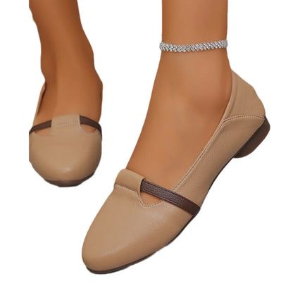 Women's Shoes 2024 Hot Sale Shallow Women's Flats Fashion Pointed Toe Dail Flats Women High Quality Plus Size Flat Low Heels