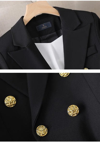 Elegant Women's Fashionable White Western-Style Suit Zihongsuitsuit High-End Business Attire Long-Pants Set For Special Occasion