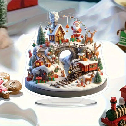 Christmas series of gifts Home desktop decoration 2D acrylic handicraft ornament
