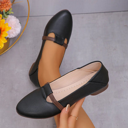 Women's Shoes 2024 Hot Sale Shallow Women's Flats Fashion Pointed Toe Dail Flats Women High Quality Plus Size Flat Low Heels