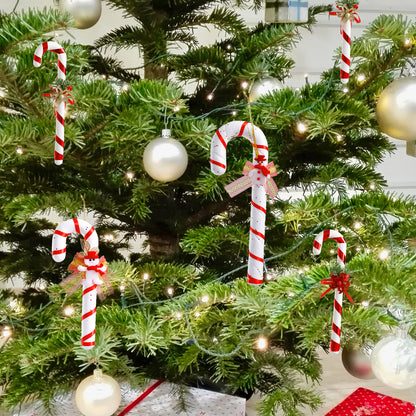 Christmas Decoration Red Christmas Candy Canes Christmas Tree Hanging Pendants Xmas New Year Home Decorations Kids Toys Navidad