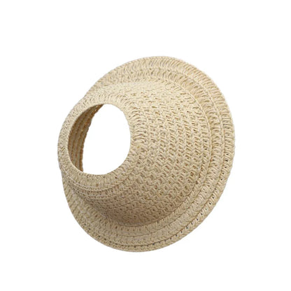 Labubu Ropa V1V2 Colorful Hollow Top Straw Hat Outdoor Labubu Clothes Accessories