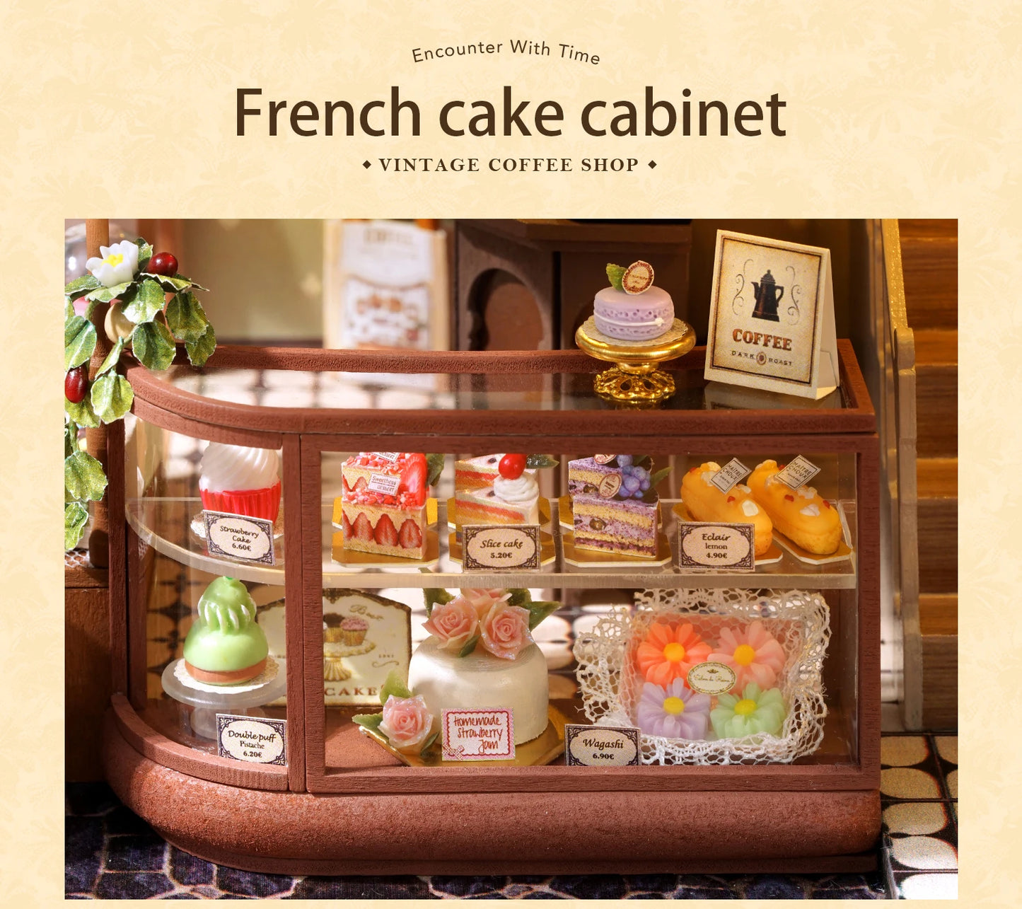 Handmade Wooden Miniature Doll House Kit 3D Puzzle Assembled Building Model Kit With LED Light DollHouses Toy For Christmas Gift