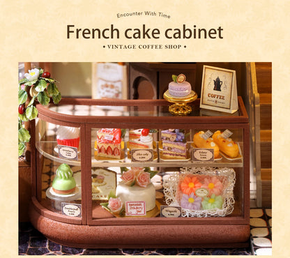 Handmade Wooden Miniature Doll House Kit 3D Puzzle Assembled Building Model Kit With LED Light DollHouses Toy For Christmas Gift