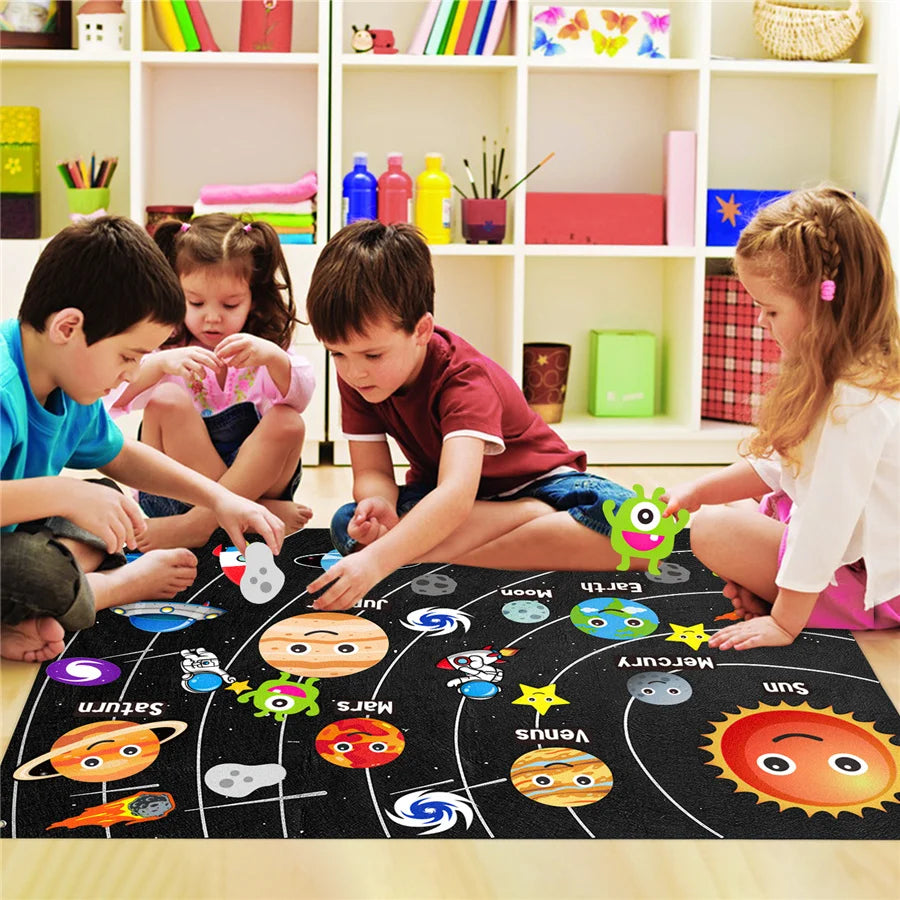 Farm Animals Felt Story Busy Board Set Toddlers Preschool Farmhouse Themed Early Learning Storytelling Interactive Play
