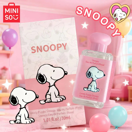 MINISO & SNOOPY Women Perfume Original Luxury Fruity Floral Fragrance For Woman Spray 30ML Girl Birthday Present Children Gift