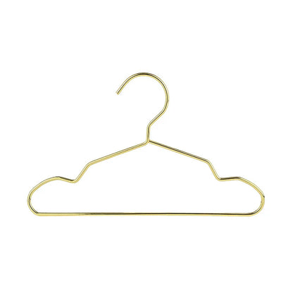 Pet Apparel Hangers Gold Color Mini Hanger Small Metal Clothes Hanger for Teddy Dog Cat Puppet Doll Pet Store Clothes Support