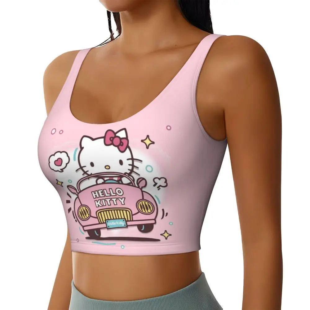 EtherealBe Hello Kitty Sports Bra for Women