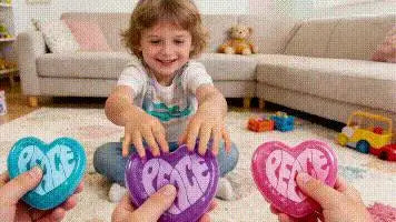 【In Stock】Needoh Heart Squishy Toy Blind Box Cute Heart Shape Stress Relief Soft Slow Rebound Fun Portable Toy Surprise Toy Gift