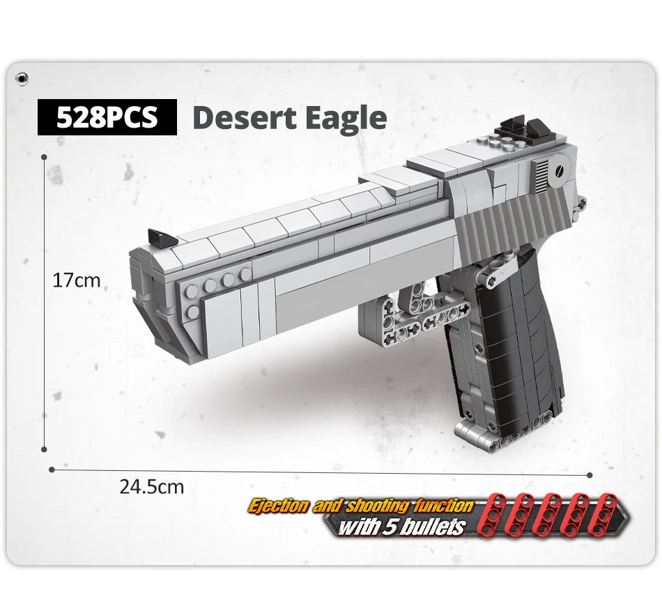 ZKZC WW2 Military Weapon Shotgun Sniper Rifle Assault Rifle Building Block City Police Pistol Brick Children Toys Gifts