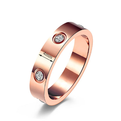 G&DAdvanced Inlai Crystal Stainless Steel Women's Bracelet/Ring Jewelry Golden Resistant To Corrosion set Gift Party Excluse